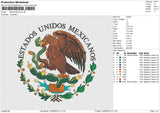 MEXICANOS Embroidery File 6 size