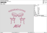 Miatext 01 Embroidery File 6 sizes