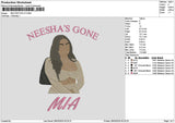 Miatext 02 Embroidery File 6 sizes