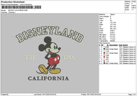 Mickey 1611 Embroidery File 6 sizes