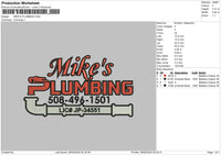 Mikestext Embroidery File 6 sizes