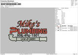 Mikestext Embroidery File 6 sizes