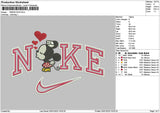 Nike Minnie Kiss Embroidery File 6 sizes