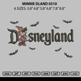 Minnie Dland 0310 Embroidery File 6 sizes