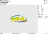 MNL LOGO Embroidery File 6 size