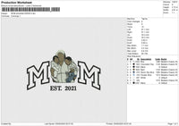 photoflat Embroidery File 6 size