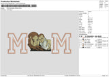 MOM photoflat 240325 Embroidery File 6 size