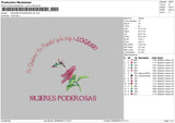 Mujerestext Embroidery File 6 sizes