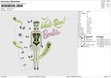 Mali Boo Embroidery File 6 size