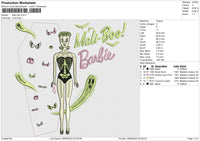 Mali Boo Embroidery File 6 size