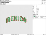 Mexico Embroidery File 6 size