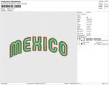 Mexico Embroidery File 6 size