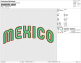 Mexico Embroidery File 6 size