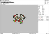 Mickey Xmas 1309 Embroidery File 6 sizes