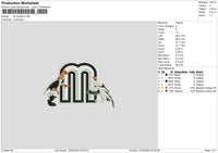 Chicken01 Embroidery File 6 sizes