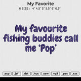 My Favorite Embroidery File 6 size