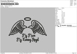 Mum Angel Embroidery File 6 sizes