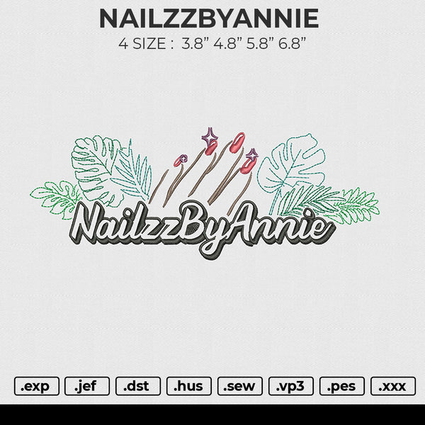 NAILZZBYANNIE Embroidery