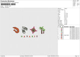 NAYARIT Embroidery File 6 size