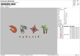 Nayarittext Embroidery File 6 sizes