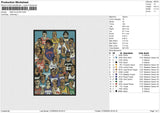NBA ALLSTAR Embroidery File 6 size