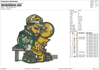 NBA WINNER Embroidery File 6 size