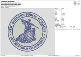 Bedfordcircle V2 Embroidery File 6 sizes