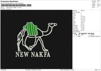 NEW NAKFA CAMEL v2 Embroidery File 6 size