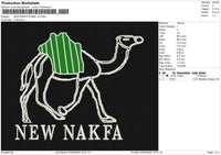 NEW NAKFA CAMEL v2 Embroidery File 6 size