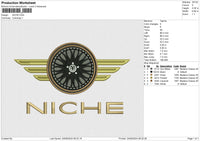 NICHE Embroidery File 6 size