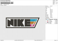 NIKE 050125 Embroidery File 6 size