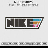 NIKE 050125 Embroidery File 6 size