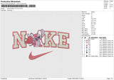 NIKE ANGEL STITCH Embroidery File 6 size