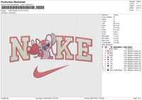 NIKE ANGEL STITCH Embroidery File 6 size