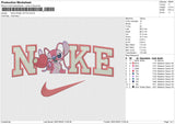 NIKE ANGEL STITCH Embroidery File 6 size