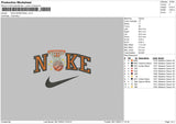 Nike BasketBall 02 Embroidery File 6 sizes
