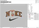Nike BasketBall 02 Embroidery File 6 sizes