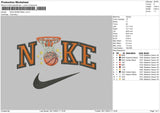Nike BasketBall 02 Embroidery File 6 sizes