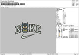 Nike Batmanchibi Embroidery File 6 sizes