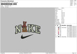 Nike Bear 0805 Embroidery 6 sizes