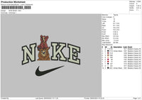 Nike Bear 0805 Embroidery 6 sizes