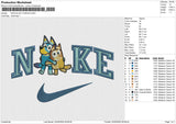 NIKE BLUEY N BINGO Embroidery File 6 size