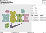 NIKE BUNNY 29325 Embroidery File 6 size