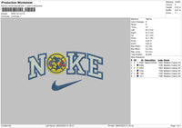 Nike Ca Embroidery File 6 sizes