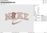 NIKE CARE BEAR PINK Embroidery File 6 size