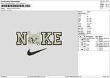Nike Cat 0807 Embroidery File 6 sizes