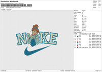 NIKE CINDERELLA V3 Embroidery File 6 size