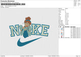 NIKE CINDERELLA V3 Embroidery File 6 size