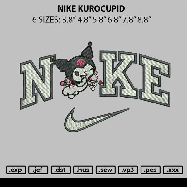 Nike Kurocupid Embroidery File 6 sizes