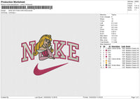 NIKE DAYTONA Embroidery File 6 size